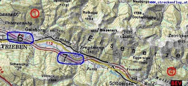 Anflugkarte Trieben